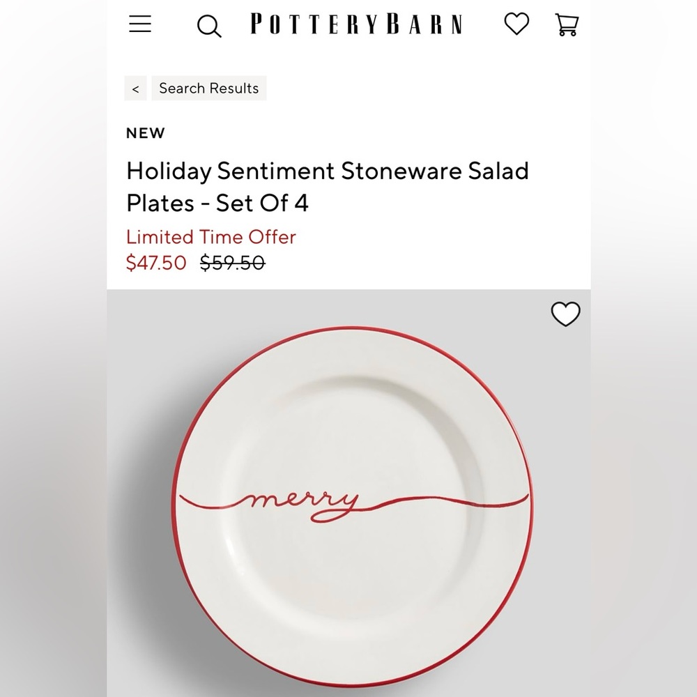New salad/ dessert plates set of 4